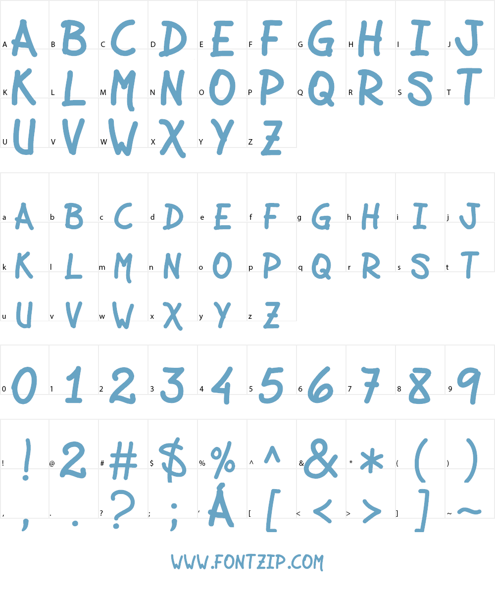 JCAguirreP - Libre Font Character